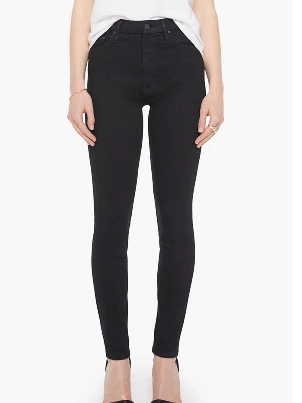 NWT Mother High Waisted Looker Skinny Jeans